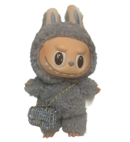 Lafufu Blue CC Fabric Purse