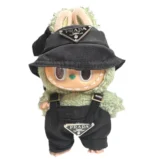 Lafufu Black Overall outfit (2 piece set)